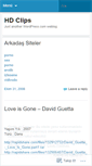 Mobile Screenshot of hdclips.wordpress.com