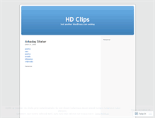 Tablet Screenshot of hdclips.wordpress.com