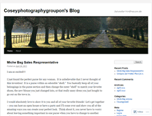 Tablet Screenshot of coseyphotographygroupon.wordpress.com