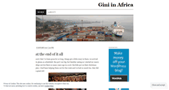 Desktop Screenshot of giniporter.wordpress.com