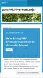 Mobile Screenshot of paralleluniversumanja.wordpress.com