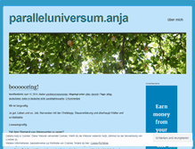 Tablet Screenshot of paralleluniversumanja.wordpress.com