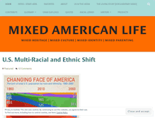 Tablet Screenshot of mixedamericanlife.wordpress.com