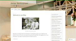 Desktop Screenshot of aniarrestaurant.wordpress.com