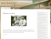 Tablet Screenshot of aniarrestaurant.wordpress.com