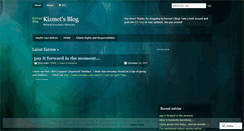 Desktop Screenshot of kizmetmia.wordpress.com