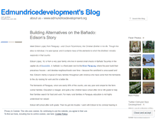 Tablet Screenshot of edmundricedevelopment.wordpress.com