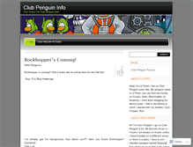 Tablet Screenshot of dailydoseofclubpenguin.wordpress.com