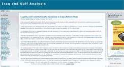 Desktop Screenshot of gulfanalysis.wordpress.com