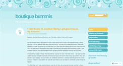 Desktop Screenshot of bummisenglish.wordpress.com