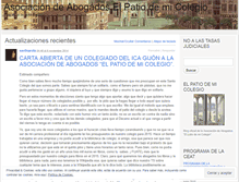 Tablet Screenshot of elpatiodemicolegio.wordpress.com