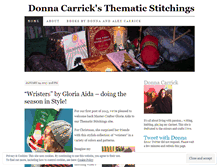 Tablet Screenshot of donnacarrick.wordpress.com