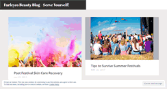 Desktop Screenshot of farleycobeauty.wordpress.com