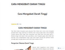 Tablet Screenshot of caramengobatidarahtinggiblog1.wordpress.com