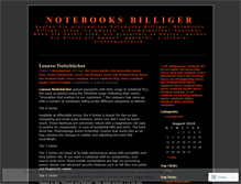 Tablet Screenshot of notebooksspitze.wordpress.com