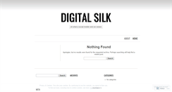 Desktop Screenshot of digitalsilk.wordpress.com