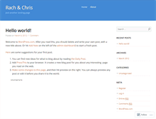Tablet Screenshot of chrisbuckreus.wordpress.com