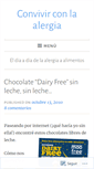 Mobile Screenshot of convivirconlaalergia.wordpress.com