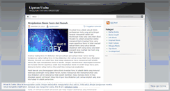 Desktop Screenshot of liputanusaha.wordpress.com