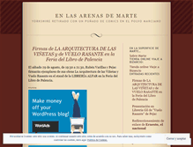 Tablet Screenshot of enlasarenasdemarte.wordpress.com