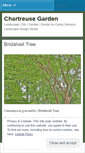 Mobile Screenshot of chartreusegarden.wordpress.com