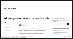 Desktop Screenshot of boekensie.wordpress.com