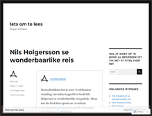 Tablet Screenshot of boekensie.wordpress.com