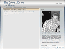 Tablet Screenshot of coolestkid.wordpress.com