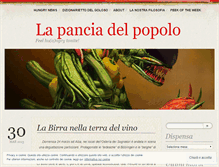 Tablet Screenshot of lapanciadelpopolo.wordpress.com