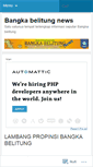 Mobile Screenshot of bangkabelitungnews.wordpress.com
