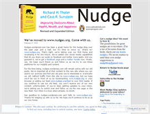 Tablet Screenshot of nudges.wordpress.com