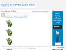 Tablet Screenshot of gratisoke.wordpress.com