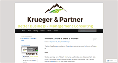 Desktop Screenshot of kruegerandpartner.wordpress.com