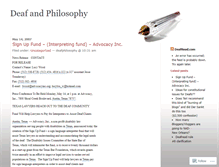 Tablet Screenshot of deafphilosophy.wordpress.com