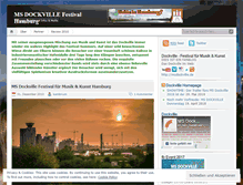 Tablet Screenshot of dockville.wordpress.com