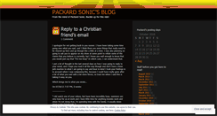 Desktop Screenshot of packardsonic.wordpress.com