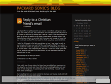 Tablet Screenshot of packardsonic.wordpress.com