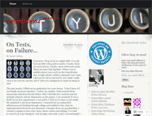 Tablet Screenshot of copyright1982.wordpress.com