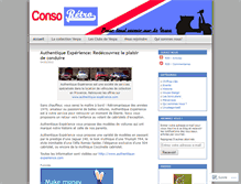 Tablet Screenshot of consoretro.wordpress.com