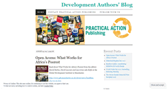 Desktop Screenshot of practicalactionpublishingauthors.wordpress.com