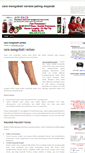 Mobile Screenshot of caramengobativarisesmujarab.wordpress.com