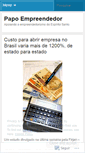 Mobile Screenshot of papoempreendedor.wordpress.com