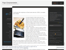 Tablet Screenshot of papoempreendedor.wordpress.com