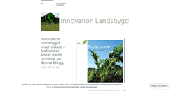 Desktop Screenshot of innovationlandsbygd.wordpress.com