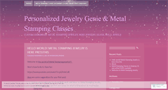 Desktop Screenshot of personalizedjewelrygenie.wordpress.com