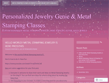 Tablet Screenshot of personalizedjewelrygenie.wordpress.com