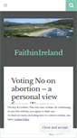 Mobile Screenshot of faithinireland.wordpress.com