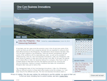 Tablet Screenshot of onecorebusiness.wordpress.com