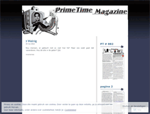 Tablet Screenshot of primetimemagazine.wordpress.com