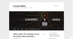 Desktop Screenshot of conspiromedia.wordpress.com